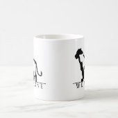 Löwenfamilie (weiße Version) Kaffeetasse (Mittel)