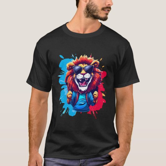 Löwenfarbenfusion T-Shirt (Vorderseite)