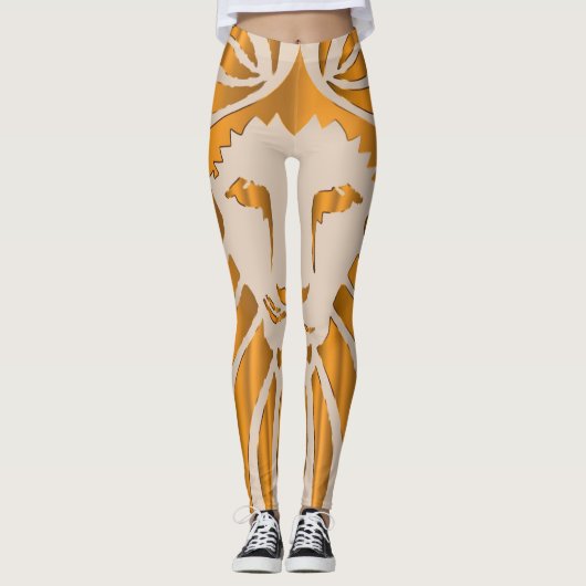 Löwenfrauen Leggings (Vorderseite)