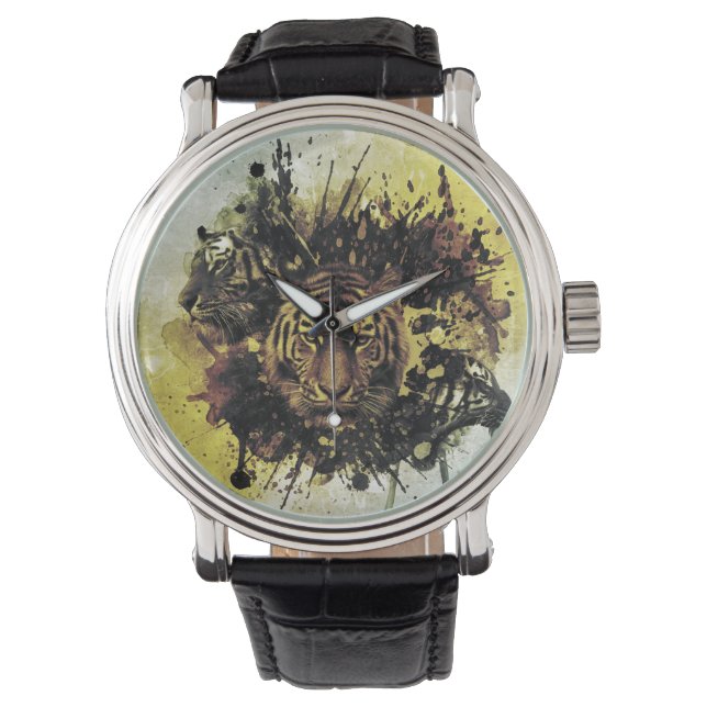 Löwenfront Armbanduhr (Vorderseite)