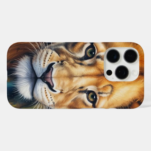 Löwenfront Case-Mate iPhone Hülle (Rückseite (Horizontal))