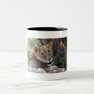 Löwenfront Zweifarbige Tasse