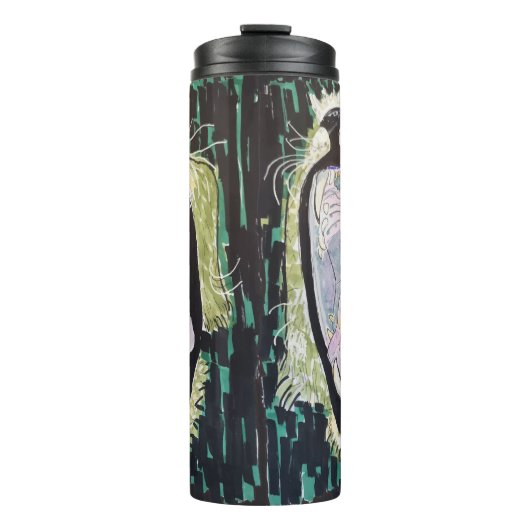 Löwengebrüll Thermosbecher (Vorderseite)