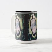 Löwengebrüll Zweifarbige Tasse (Vorderseite Links)