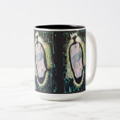 Löwengebrüll Zweifarbige Tasse (VorderseiteRechts)
