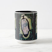 Löwengebrüll Zweifarbige Tasse (Mittel)