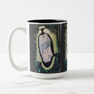 Löwengebrüll Zweifarbige Tasse