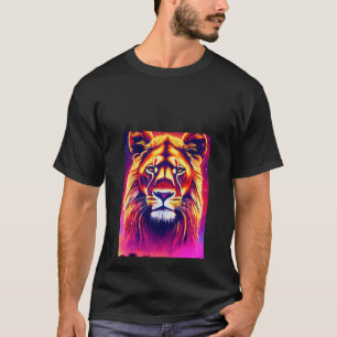 Löwengedruckter T - Shirt