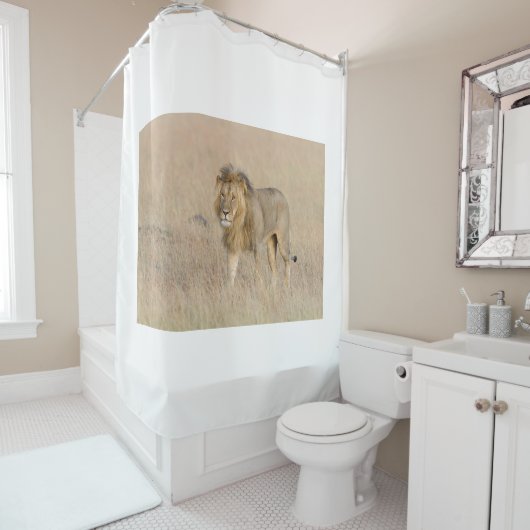 Löwengehen Duschvorhang (Beispiel)