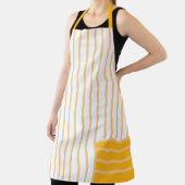 Löwengelb gestreifte Schürze (InSitu)