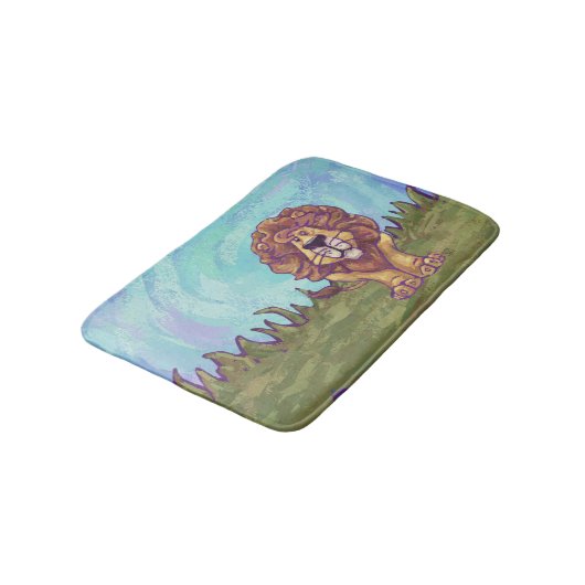 Löwengeschenke und -zubehör badematte (Schrägansicht)