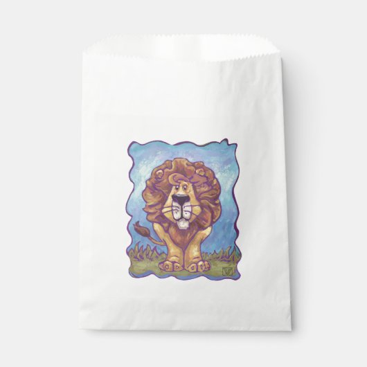 Löwengeschenke und -zubehör geschenktütchen (Vorderseite)