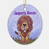 Löwengeschenke und -zubehör keramikornament (Links)