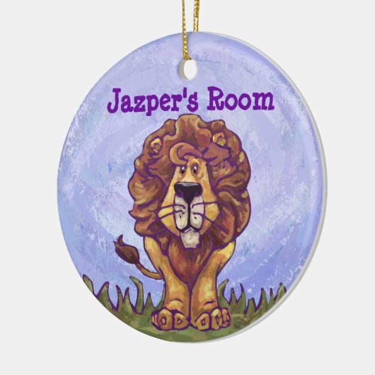 Löwengeschenke und -zubehör keramikornament (Links)