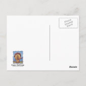 Löwengeschenke und -zubehör postkarte (Rückseite)