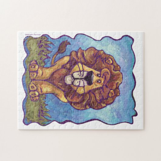 Löwengeschenke und -zubehör puzzle (Horizontal)