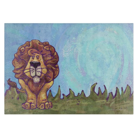 Löwengeschenke und -zubehör schneidebrett (Vorderseite)