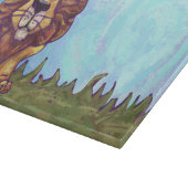 Löwengeschenke und -zubehör schneidebrett (Ecke)