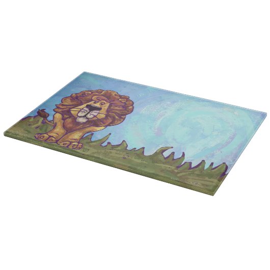 Löwengeschenke und -zubehör schneidebrett (Ecke)