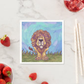Löwengeschenke und -zubehör serviette (Beispiel)