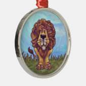 Löwengeschenke und -zubehör silbernes ornament (Rechts)