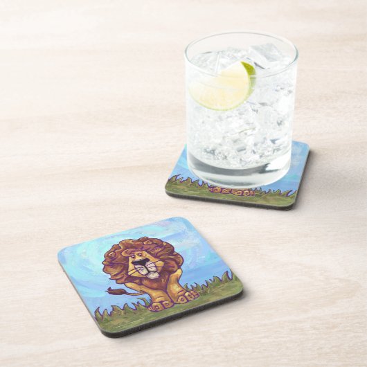 Löwengeschenke und -zubehör untersetzer (Rechte Seite)