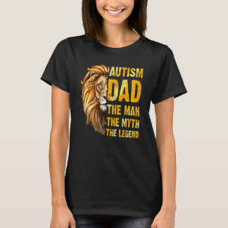 Löwengesicht Autismus Vater Der Mann Der Mythos Di T-Shirt