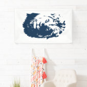 Löwengesicht Banner (Insitu)