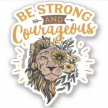 Löwengesicht ist stark und mutig