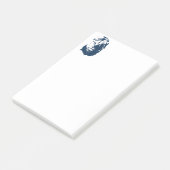 Löwengesicht Post-it Klebezettel (angewinkelt)