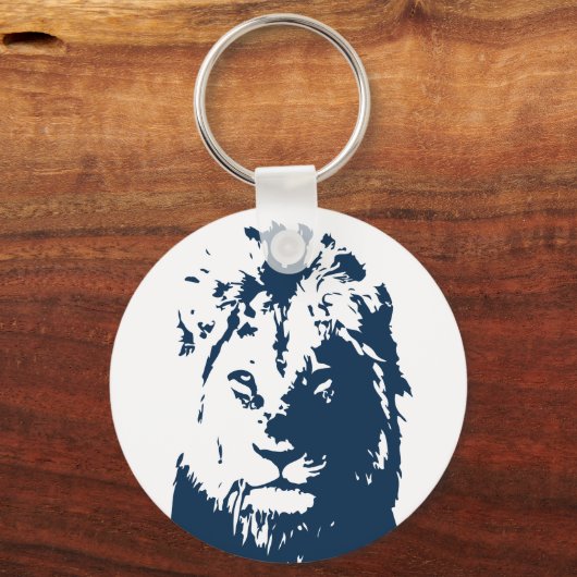 Löwengesicht Schlüsselanhänger (Vorderseite)