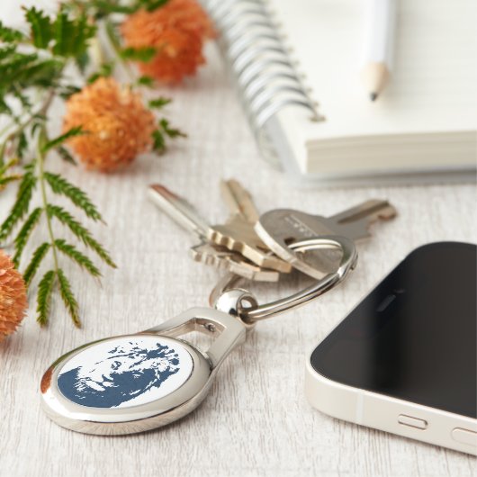 Löwengesicht Schlüsselanhänger (Seite)