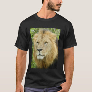 Löwengesicht-Shirt für Männer, Frauen. Cooler Wild T-Shirt