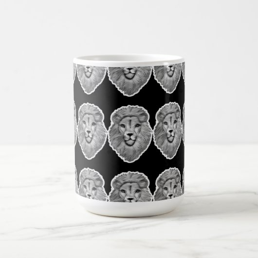 Löwengesicht-Tasse Kaffeetasse (Mittel)