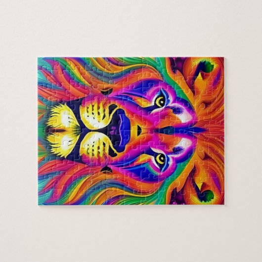 Löwengesichtsrätsel Puzzle (Horizontal)