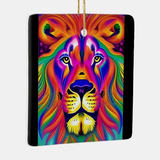 Löwengesichtsverzierung Keramikornament (Rechts)