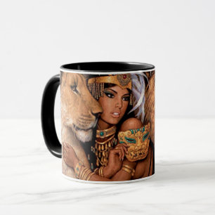 Löwengöttin Ägyptische Prinzessin Tasse