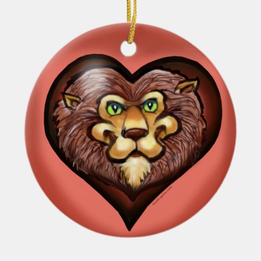 Löwenherz Keramikornament (Vorne)