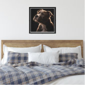 Löwenherzig Leinwanddruck (Insitu (Schlafzimmer))