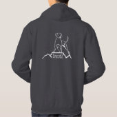 Löwenhund Kapuzenpullover / Rhodesian Ridgeback Hoodie (Rückseite)