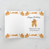 Löwenhut aus schwarzem Gold Karte (Innenseite)