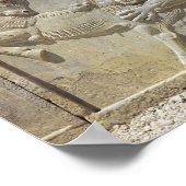 Löwenkampfbulle, Ost-Relief-Treppe Poster (Ecke)