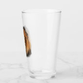 Löwenkönig des Dschungels realistische männliche W Glas (Links)