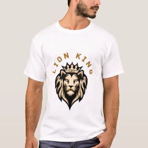 Löwenkönig Herren Grafik T-Shirt