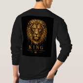 Löwenkönig Krafttier 🦁 T-Shirt (Rückseite)