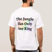 Löwenkönig T-Shirt (Rückseite)