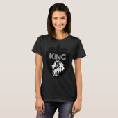 Löwenkönig Tier Basis T-Shirt (Vorne ganz)