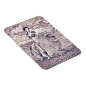 Löwenkönigin Fantasy Magnet (Rechte Seite)