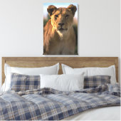 Löwenkönigin Leinwanddruck (Insitu (Schlafzimmer))