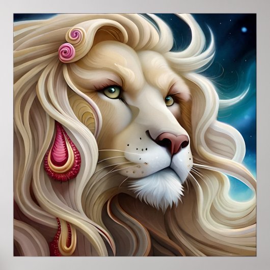 Löwenkontemplation: Über den künftigen Horizont na Poster (Vorne)